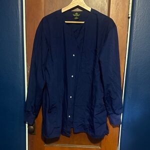 Navy Blue Women's scrub Jacket